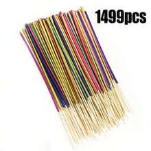 Palitos de incienso surtidos al por mayor - Salvia, Lavanda, Rosa, Flor de Cerezo, Hierba Limón y Jazmín | Fragancia duradera para el hogar y al aire libre | Opciones al por mayor: 60/90/120/180/360/500/800/1499 piezas