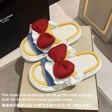 1双女士套脚拖鞋，公主风设计，轻便静音防滑，适合春季、秋季、四季穿着，保暖舒适，也适合闺蜜节、送给小狗、狂欢节、妇女节、旅行必备、婚礼回礼、Y2K、卧室、汽车配件、厨房装饰等场合。 - 彩色 - 查看 11