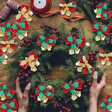 500/200/50/20pcs Christmas Gift Wrapping Bow - Handmade Red, Gold And Green Plaid Pattern Bow Decoration, Heart Bow, DIY Hand-Made Bow, Clothes, Bags, Bow, Suitable For Gifts And Handicrafts, Christmas, Christmas Decorations, New Year, New Year's Day, Valentine's Day, Mother's, Valentine's Day Party, Home Decor, Home Gifts - Multicolor - View 8