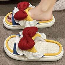 1双女士套脚拖鞋，公主风设计，轻便静音防滑，适合春季、秋季、四季穿着，保暖舒适，也适合闺蜜节、送给小狗、狂欢节、妇女节、旅行必备、婚礼回礼、Y2K、卧室、汽车配件、厨房装饰等场合。 - 彩色 - 查看 9