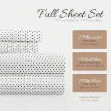 Linen Market - Juego de sábanas de 4 Piezas, Estampado, tamaño ,  Sage(Doble Gris punteado) - Multicolor - Ver 2