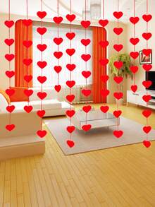 1 Bộ/4 Bộ đồ trang trí bằng vải không dệt hình trái tim màu đỏ, thích hợp cho Ngày Valentine, đám cưới, kỷ niệm, tiệc sinh nhật, trang trí phòng, đồ trang trí kỷ niệm, đồ trang trí đa năng cho các ngày lễ, trang trí Ngày Valentine, trang trí phòng, trang trí nhà cửa. - Nhiều màu - Xem 2