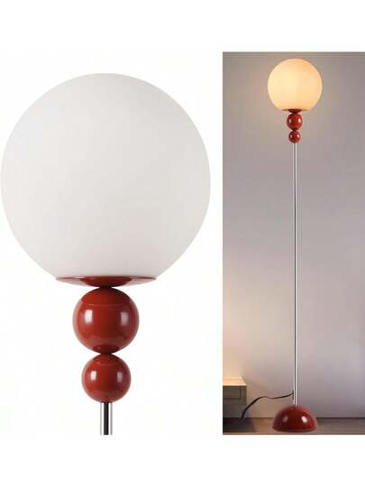 Alpinaluz "LOKE" E27 Vloer Lamp Multi Ball Opaque Wit Sphere view 3