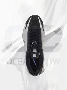Nike Shox R4 Metallic Silver Black Psychic Blue– Men's Lifestyle Sneakers – Shoes For Man -Vintage-Spring & Summer-Inspired Running Shoes, Shock-Absorbing Comfort, Gym To Streetwear Casual Wear-Mother's Day Gifts-Father's Day Gift–HQ1988 004 - Metallic Silver/Black/Psychic Blue/Metallic Silve - 查看 3