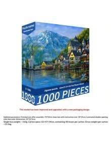 1000 Piece Adult Jigsaw Puzzle, Cute & Therapeutic, High Difficulty, Birthday/Christmas/Easter/Perfect Gift - Multicolor - View 9