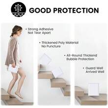 KKXY Fuxury 500 Pack Wh Bubble Mailers 6x10 Inch Small Bubble Shping Envelopes#0 Thick Bubble Padded Mailer Strong Adhesion Padded Envelopes For Mailing Ewelry Makeup - 白色 - 查看 5