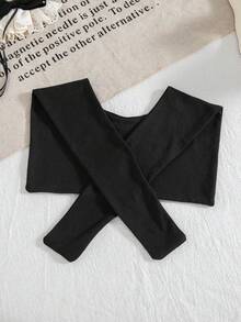 秋冬女宝宝可爱蓝领灯笼袖小马刺绣收腰休闲宽松牛仔连衣裙 - 藍色 - 查看 9