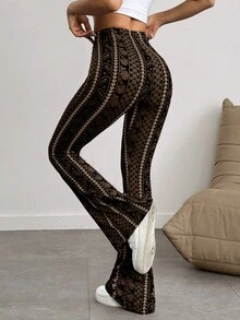 Women's Sexy Geometric Printed Casual Leggings