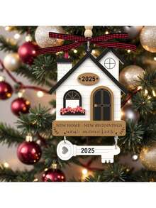 House Warming Gifts New Home, Housewarming Gifts For Women, Couple, Homeowners, New House Gift Ideas - New Home Ornament 2025, First Christmas House Ornament