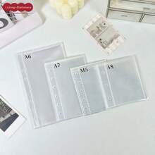 10/20/30/50 tờ giấy trong suốt khổ A6/A7/M5/A8, giấy chèn album ảnh hai mặt, bao đựng ảnh, giấy thay thế cho sổ dán sticker, chất liệu PP chất lượng cao, thích hợp để đựng ảnh thần tượng, bưu thiếp, thẻ sưu tầm, ảnh, thẻ học sinh, lưu trữ tài liệu, văn phòng phẩm, sổ kế hoạch, v.v. - Trong sáng - Xem 1