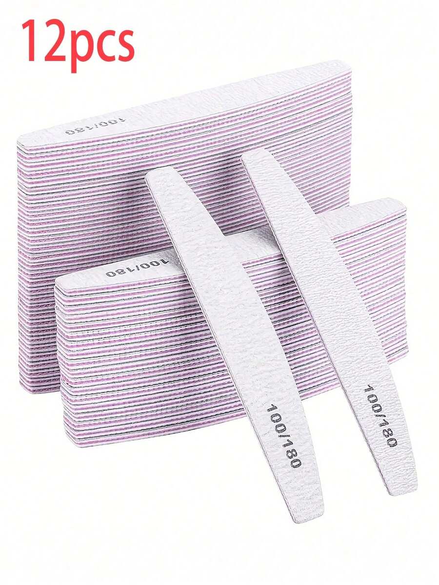 Bộ dũa và đánh bóng móng tay chuyên nghiệp 100/180 Grit - Hai mặt màu xám, dụng cụ làm móng, dũa móng tay, bộ dũa móng tay, dũa móng tay 180 Grit, dũa móng tay mini, dũa móng tay số lượng lớn, dũa móng tay chuyên nghiệp, bộ dũa móng tay, bộ dụng cụ làm móng, bộ dụng cụ làm móng, bộ dụng cụ làm móng chuyên nghiệp, dụng cụ làm móng, vật tư làm móng, bộ làm móng tay và móng chân, thích hợp cho móng acrylic và móng nối | Tự làm và tại salon - Nhiều màu - Xem 1