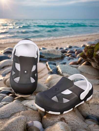 1双婴儿透气镂空防滑柔软舒适凉鞋，适合室内外穿着