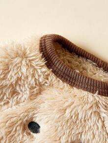 PETSIN O singură bucată O vestă de pluș pentru câini și pisici în stil japonez și coreean de pluș Ursuleț de pluș