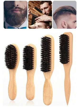 Boar Bristle Slick Back Hair Brush For Sleek Ponytail Bun & Smoothing Baby Hairs, Flyaways, Edge Control - Backcombing & Teasing Hairbrush With Wide Rat Tail For Sectioning & Parting ,Hair Styling Tools.Curly Hair Brush, Barber, Barber Accessories, Hairdressing Equipment,Hair Brush,Slick Back Brush,Styling Brush,Curly Hair Brush,Edge Brush,Hair Comb,Brush Hair,Hair Brush Set,Comb Hair,Comb For Curls,Detangling Brush,Hair Brush F ,Hair Styling Kit ,Hair Tool Kit