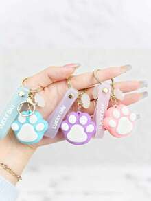 卡通猫爪钥匙扣，男女通用背包配件，可爱时尚汽车挂件/手机挂饰/书包挂饰，适合作为装饰礼物 - 貓抓掛飾 - 查看 4