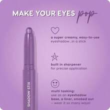 ColourPop 眼影棒 - 持久显色膏状眼影棒 - 多用途膏状彩妆，内置卷笔刀，精准笔尖，轻松上妆 - Witch Please 色号 (0.5盎司)，价格实惠，情人节礼物，平价好物，旅行必备，旅行好物，房间装饰，情人节礼物，平价好物，房间装饰，1美元商品，度假必备，女士礼物，卧室装饰，情人节，99美分 - ColorF - 查看 4
