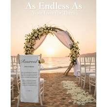 Wedding Reserved Chair Signs U2013 15x 53 Inch Memorial Sign Chairs In Loving U2013 Wedding, Engagement, Or Heaven Tribute Keepsake - Attending from Heaven - View 8