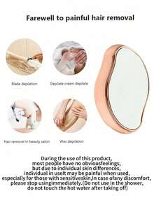 Reusable Crystal Glass Head Painless Hair Removal Device, Easy To Clean Design, Suitable For Men And Women - Multicolor - View 5