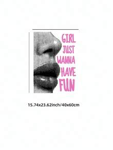 1件套无框粉色学院风Y2K墙饰套装，少女宿舍美学海报系列，学术主题房间装饰 | 卧室装饰，墙饰，墙面装饰画，复古装饰，宿舍必备 - 彩色 - 查看 13