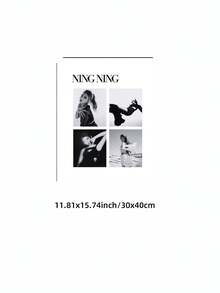 1张无框Aespa Karina Winter Ningning Giselle个人海报，Kpop女团墙面艺术复古音乐印刷品，我的粉丝收藏礼物，宿舍房间装饰卧室墙面艺术生日礼物，送给Kpop爱好者的无框偶像海报，亚洲流行文化装饰青少年房间美学演唱会纪念品音乐主题房间装饰 - 彩色 - 查看 10