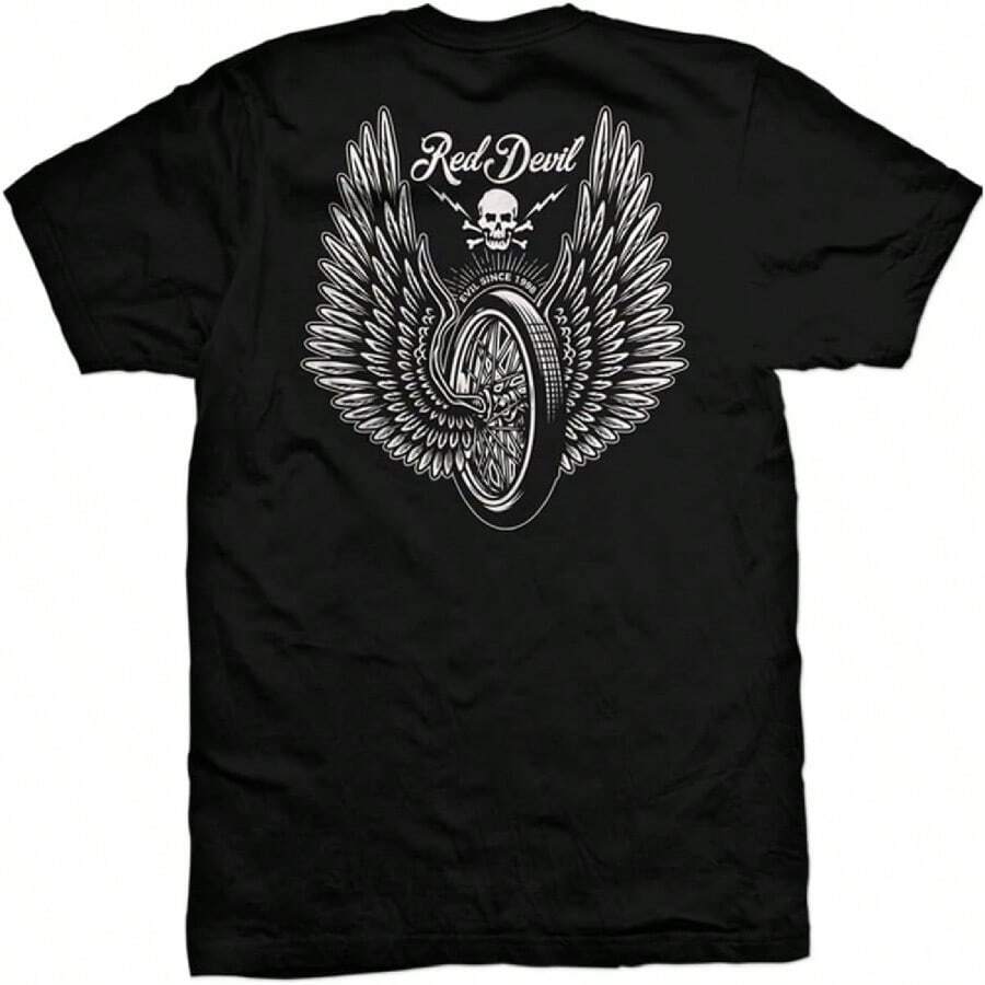 RED DEVIL CLOTHING Thunder Shirt.jpg - Negro - Ver 1