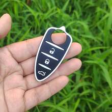 OkeyTech Silicone Rubber Car Key Shell Pad Replacement - Compatible With Alfa Romeo Giulietta 159 GTO Mito Brera - 3 Button Remote Key Fob Repair Kit - 3 Keys - View 10