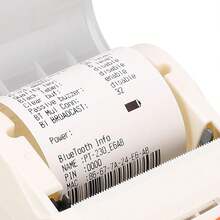 Impresora Térmica de Recibos Bluetooth, Impresora Portátil Inalámbrica de Recibos, Impresora Térmica Móvil de TPV, Impresora de Tickets de Bolsillo para Windows, iOS, - 1 - Ver 6