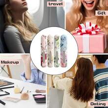 5ML Portable Refillable Perfume Spray Bottle, 4PCS Floral Perfume Refill Travel Bottles (Black,Purple,Red,Orange)Ins-StyleAesthetic,Portable Fragrance Container ,Travel-Friendly Scent Storage - 粉紅色,黃色,綠色,藍色 - 查看 4