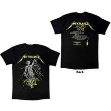 Metallica | Official Band T-Shirt | And Justice For All Tracks (Back Print) - 48-Hour Fast Shipping!  - màu đen - Xem 1