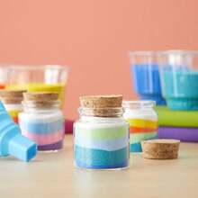 4个迷你玻璃罐，直径47毫米，透明玻璃瓶，配木塞，透明罐身，软木塞盖，适用于样品包装、物品收纳、节日装饰、小物件存放 - 無色 - 查看 7