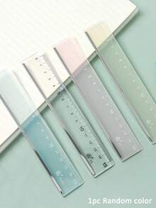 1pc Random Simple Ruler Back To School