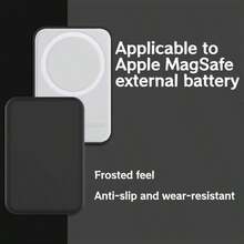 1pc Apple Magnetic Adsorption Protective Case. This Apple Power Bank Protective Case Is Made Of Soft TPU Material With A Matte And Fine Texture, Providing Shock And Drop Protection. You Can Also Stick Your Favorite Sticker Patterns On The Protective Case. It Is An Excellent Gift For Family And Friends. - Multicolor - View 4