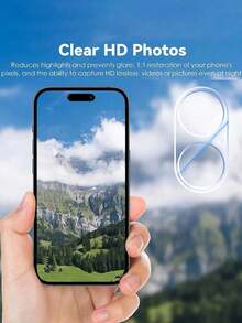 17/17 Pro/17 Pro Max/17 Air/16 / 16 Plus / 16 Pro / 16 Pro Max Kit de protection de caméra, 3 paquets, protecteur d'écran en verre trempé ultra-clair, sans bulles, résistant aux rayures, dureté 9H, applicable à l'écran de la caméra pour une utilisation quotidienne, au bureau et à la maison. Protecteur d'objectif de caméra de téléphone étanche, antichoc, anti-chute, résistant aux rayures