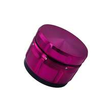 Manual Drum Shape Herb & Spice Grinder - 4 Piece Portable & Durable Aluminum Grinder With Trapezoid Teeth | For Herbs, Spices, Coffee, Tea | Compact For Home, Office, Travel | 8 Colors & Rainbow Collection - Nhiều màu - Xem 15