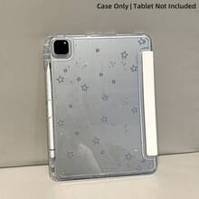 兼容第十代 iPad，采用双面全彩印刷，配备高透明亚克力背板和笔槽。兼容 iPad A16 保护壳，兼容第九代 iPad（10.2 英寸），兼容 iPad Air 11 (M3)，兼容 iPad Air 11 (M2)。轻薄智能平板电脑保护壳，带三折支架，兼容 Redmi Pad SE 11 英寸、MatePad SE 11 英寸 2024/MatePad 11.5 S。 - 無色 - 查看 8