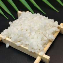 200克/500克/1000克，优质天然大豆蜡，颗粒状香氛蜡烛原料，100%无添加剂。适用于DIY蜡烛制作和香氛蜡烛罐制作。 - 白色 - 查看 1