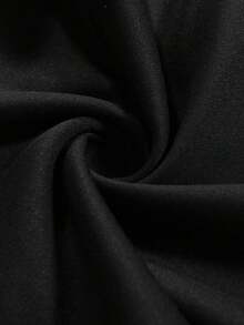 Men's Black & White Patchwork American Letter Graphic Print Round Neck Long Sleeve 2 In 1 T-Shirt, Casual, Streetwear, Commuter - Multicolor - View 6