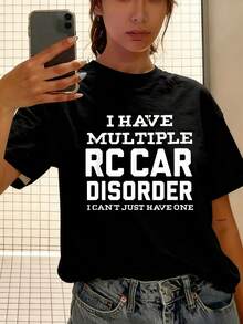 I Have Multiple Rc Car Disorder I Cant Just Have One T Shirt For Rc Car Enthusiasts Fun Humorous Statement Tee - Negro - Ver 1