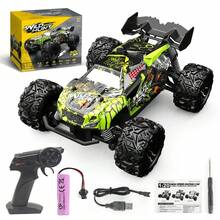 2.4GHz Remote Control Truck All-Terrain Off-Road Performance - Metal Chassis Durable Plastic Body, USB Rechargeable Battery Powered RC Car, RC Drift Car, All-Terrain Tires - Ideal Gift For Adults And Kids (Halloween/Christmas) - 3 Color Options