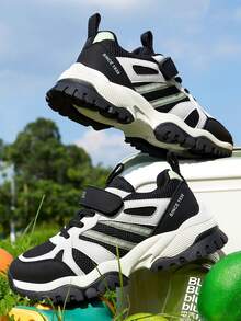 CAMEL CROWN Pantofi de alergare în stil nou pentru băieți și fete, cu tehnologie antiderapantă, respirabilă și de absorbție a șocurilor, potriviți atât pentru copiii de mărime medie, cât și mare. - gri negru - Vizualizare 5