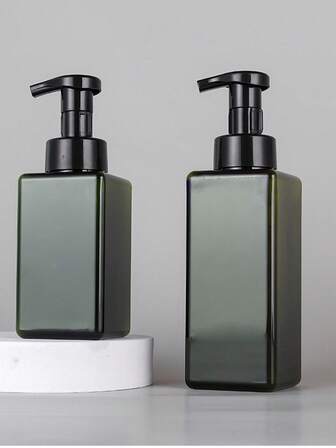 1个可重复灌装的按压瓶，适用于沐浴露、洗衣液、洗发水、润肤露、洗手液 - 透明