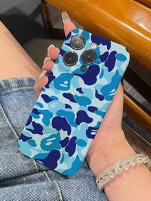Christmas Camouflage Phone Case Compatible With IPhone 17 Pro Max, 17 Air, 16 Pro Max, 15 Plus, 14 Pro, 13, 12 Mini, 11, XR, X/XS, A Thoughtful Gift For Your Loved One - Blue - View 4