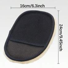 1pc Soft Wool Car Cleaning Brush, Super Microfiber Car Washing Glove, Car Cleaning Supplies