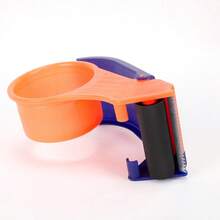 1pc Office/Shipping Tape Cutter - Sharp Serrated Blade, Precise Tape Cutting | Professional Warehouse Tool, Suitable For Carton Sealing, Logistics Packaging, Moving And Parcel Wrapping