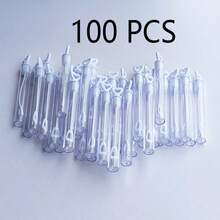 10/20/50/100pcs Creative Heart-Shaped (Empty Bottle) Bubble Wands, Wedding/Party Decoration Bubble Sticks - Transparent-10pcs - View 15