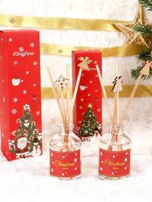 Weihnachts-Aromatherapie, unisex, 50ml tragbares Reiseset, empfohlen für Muttertag, Valentinstag, Weihnachten und Geburtstaggeschenke, geeignet für den täglichen Gebrauch, Dates und Geschenkideen, mit einer Vielzahl verschiedener Düfte von Obst- und Blumen-Aromatherapie, Jasmin, Lavendel, Rose, Orange, zur Geruchsbeseitigung im Wohnzimmer und Badezimmer (Weihnachtsgeschenke, Geschenke für Frauen, Parfüm, Autoduftspender, Geschenke für Männer, Diffuser, Geschenkset)