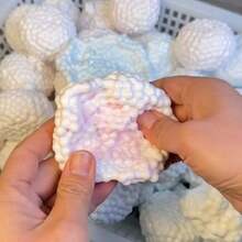 New Popping Boba Milk Skin Stress Relief Chewy Glutinous Rice Soft Ball, Handmade Ultra-Thin Milk Skin Ball