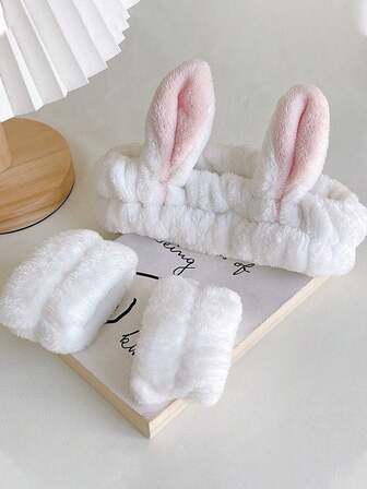 1/2/3pcs Bathroom Cleansing & Isolation Products, Wristband, Waterproof, Mother's Day Gift, Facial Care, Skincare Wristband, Mother, Solid Color, Bathroom, Elastic Sweat-Absorbing Facial Cleansing Headband, Makeup Headband, Facial Headband, Skincare Headband, Christmas Gift, Winter Hygiene Protection