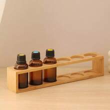 1pc Wooden Essential Oil Display Rack, Wooden Base Stand, Essential Oil Storage Rack, 1/2/3 Tier Wooden Base Frame - Multicolor - View 14