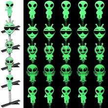 30 Pcs Glow Hair Clips Rave Hair Clips Women Music Festival Holiday Party Supplies (Duck)Valentine's Day NPVH - Người ngoài hành tinh - Xem 7